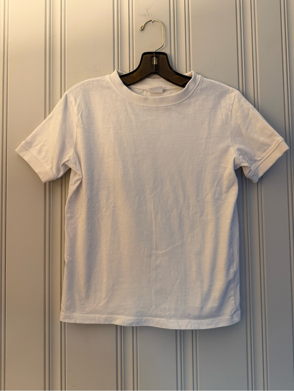 Zara White Short Sleeve Crewneck Tee for Kids